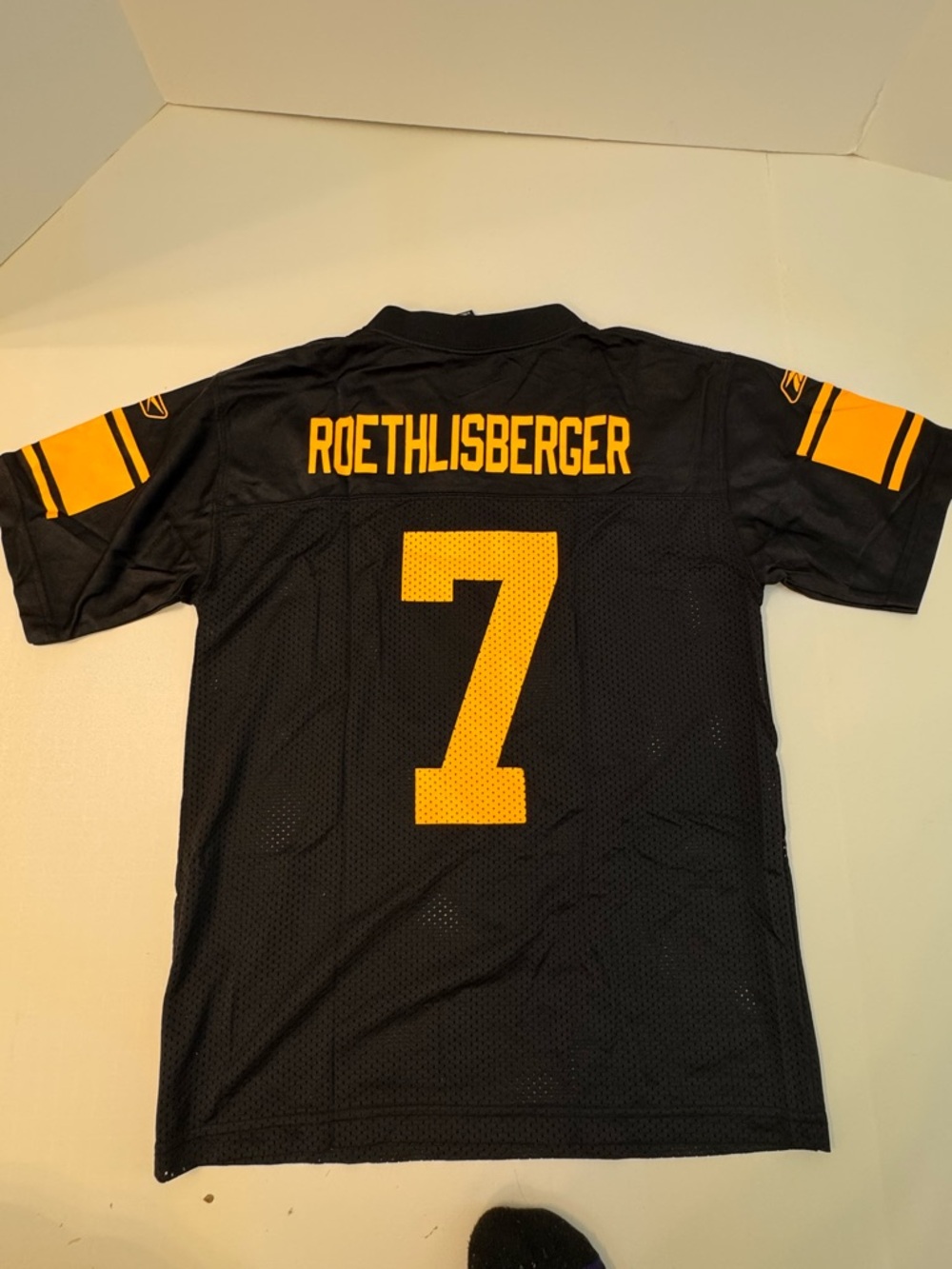Reebok Black NFL Team Apparel V-Neck Jersey